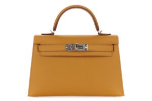 Hermès Mini Kelly Sesame Epsom Palladium Hardware