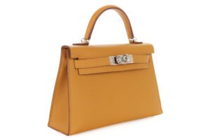 Hermès Mini Kelly Sesame Epsom Palladium Hardware - Image 3