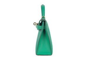 Hermès Mini Kelly Vert Jade Epsom Gold Hardware - Image 5