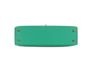 Hermès Mini Kelly Vert Jade Epsom Gold Hardware - Image 6