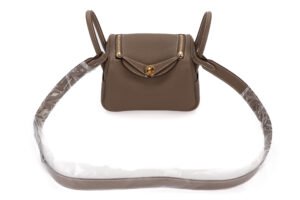 Hermès Mini Lindy Etoupe Clemnce Gold Hardware - Image 8