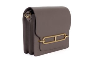 Hermès Mini Roulis Gris Meyer Palladium Hardware - Image 3