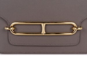 Hermès Mini Roulis Gris Meyer Palladium Hardware - Image 7