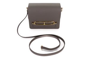 Hermès Mini Roulis Gris Meyer Palladium Hardware - Image 8