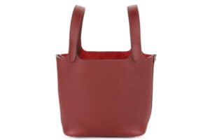 Hermès Picotin 18 Rouge H Clemence Palladium Hardware