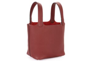Hermès Picotin 18 Rouge H Clemence Palladium Hardware - Image 3