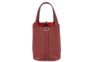Hermès Picotin 18 Rouge H Clemence Palladium Hardware - Image 5
