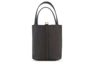 Hermès Picotin 22 Ardoise Clemence Permabrass Hardware - Image 6