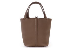 Hermès Picotin 22 Etoupe Clemence Palladium Hardware - Image 5