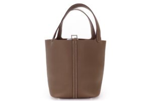 Hermès Picotin 22 Etoupe Clemence Palladium Hardware - Image 6