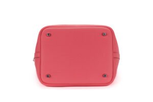Hermès Picotin 22 Rose Azalee Clemence Palladium Hardware - Image 6