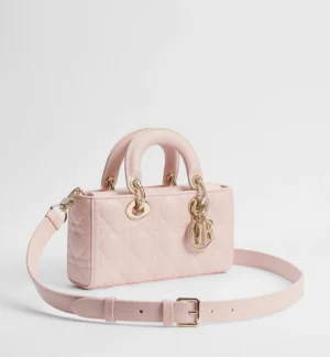 Dior Small Lady D-Joy Bag Powder Pink - Image 3