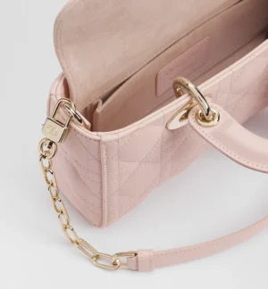Dior Small Lady D-Joy Bag Powder Pink - Image 4