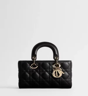 Dior Small Lady D-Joy Bag Black Cannage Lambskin