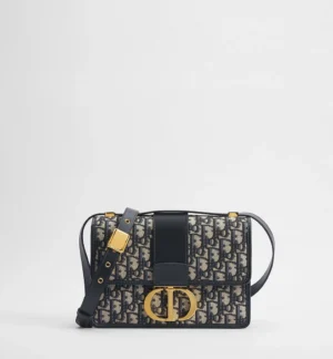 Dior 30 Montaigne Bag Blue  Oblique Jacquard