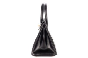 Hermès Birkin 30 Noir – Black Box Leather Retourne Gold Hardware - Image 5