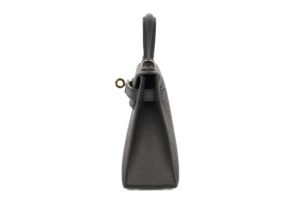 Hermès Mini Kelly Black Epsom Electrum Hardware - Image 5