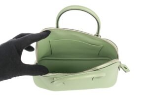 Hermès Bolide 25 Vert Criquet Evercolour Palladium Hardware - Image 8