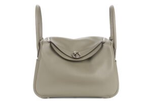 Hermès Lindy 26 Gris Meyer Evercolor Palladium Hardware