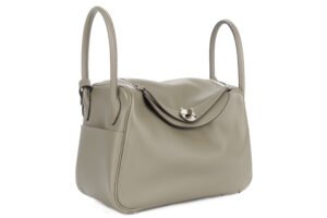 Hermès Lindy 26 Gris Meyer Evercolor Palladium Hardware - Image 3