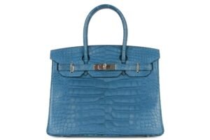 Hermès Birkin 30 Bleu Cobalt Matte Alligator Palladium Hardware
