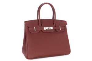 Hermes Birkin 30 Rouge H Togo Palladium Hardware - Image 3