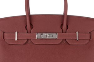 Hermes Birkin 30 Rouge H Togo Palladium Hardware - Image 4
