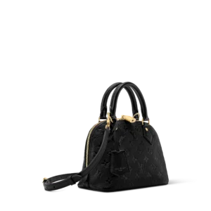 Louis Vuitton Alma BB Black Empreinte Leather Gold Hardware - Image 3