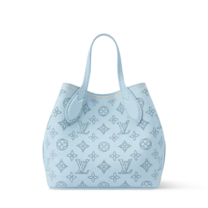 Louis Vuitton Mahina Hobo PM Light Blue - Image 4