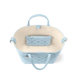 Louis Vuitton Mahina Hobo PM Light Blue - Image 5