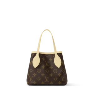 Louis Vuitton OnTheGo MM Monogram Canvas Beige Leather Gold Hardware - Image 8
