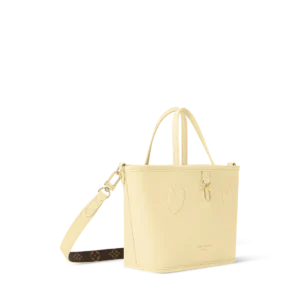 Louis Vuitton OnTheGo MM Monogram Canvas Beige Leather Gold Hardware - Image 3