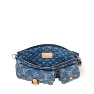 Louis Vuitton Pochette Accessoire Cargo Monogram Denim Gold Hardware - Image 5