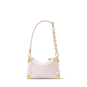 Louis Vuitton LV Women's Pink Quilted Leather Hobo Bag - Image 3