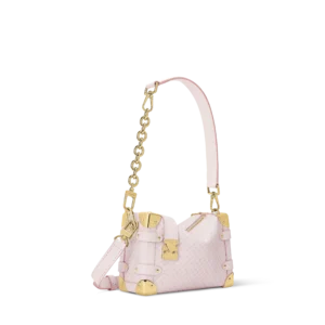 Louis Vuitton LV Women's Pink Quilted Leather Hobo Bag - Image 4