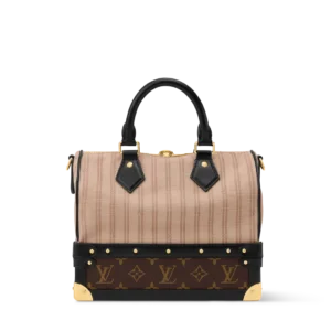 Louis Vuitton Speedy Bandoulière 22 Monogram Canvas Gold Hardware - Image 3