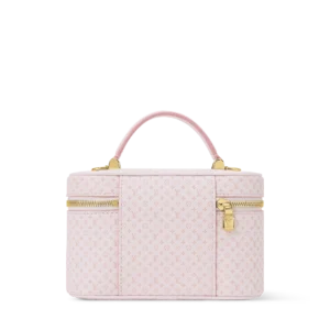 Louis Vuitton Vanity Chain Pouch Light Bliss Pink Monogram Gold Hardware - Image 4