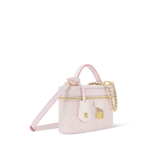 Louis Vuitton Vanity Chain Pouch Light Bliss Pink Monogram Gold Hardware - Image 3