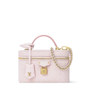 Louis Vuitton Vanity Chain Pouch Light Bliss Pink Monogram Gold Hardware